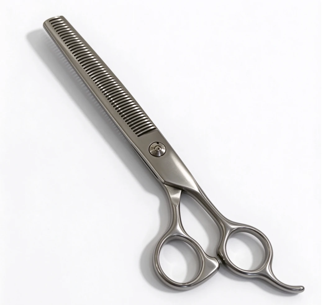 7-inch 440C Straight Thinning Pet Grooming Shears — product photo